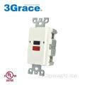 RECeptacle de la cara en blanco GFCI